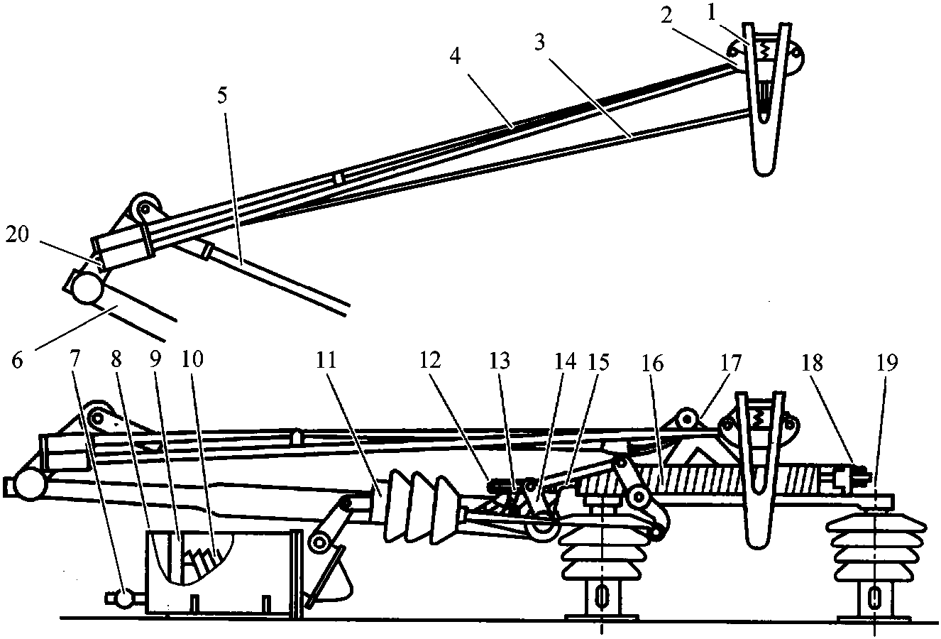 第二節(jié) TSG1-630/25型單臂受電弓